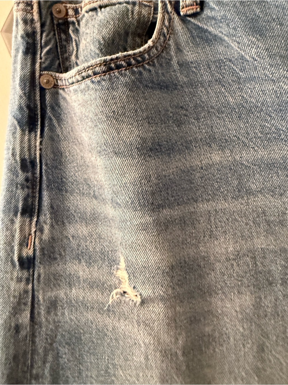 American Eagle Outfitters super high rise ultra wide leg Jeans size 10 short - Picture 3 of 16